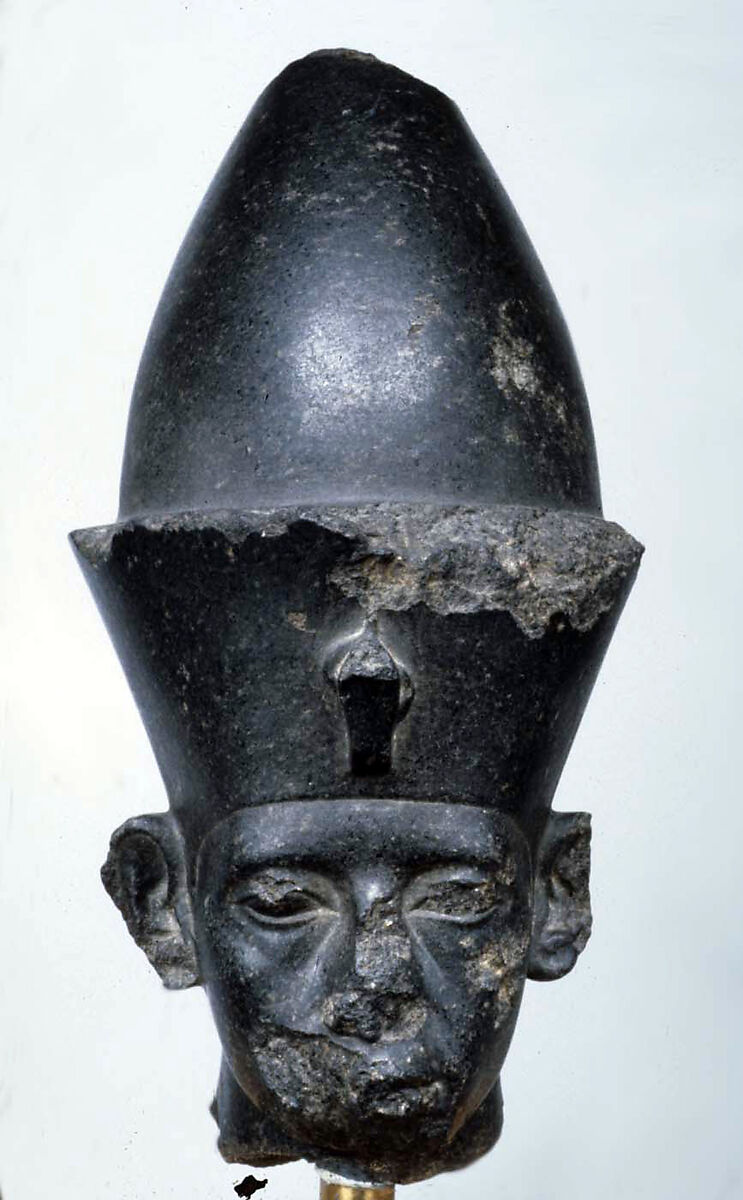 Head of King Amenemhat III, Granodiorite