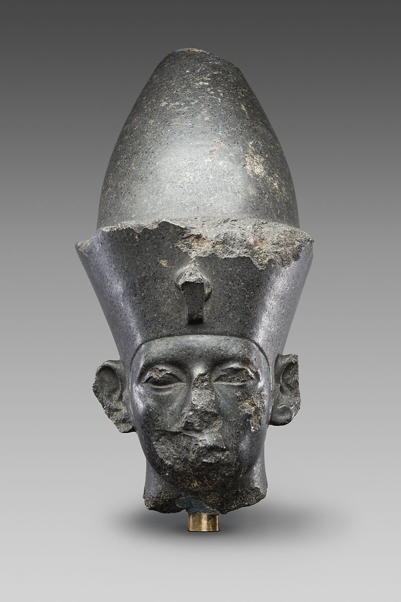 Head of King Amenemhat III, Granodiorite
