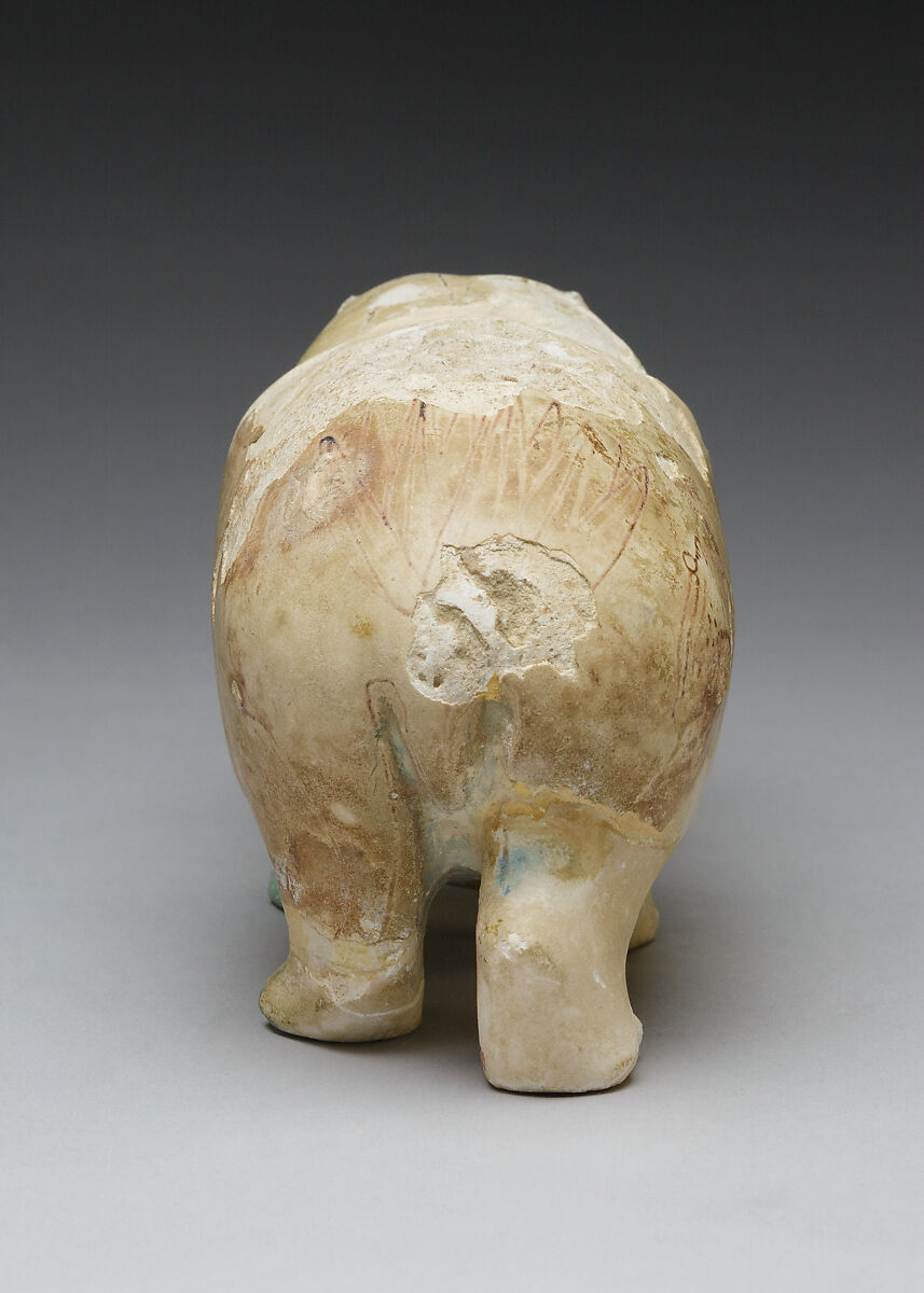 Hippopotamus, Faience