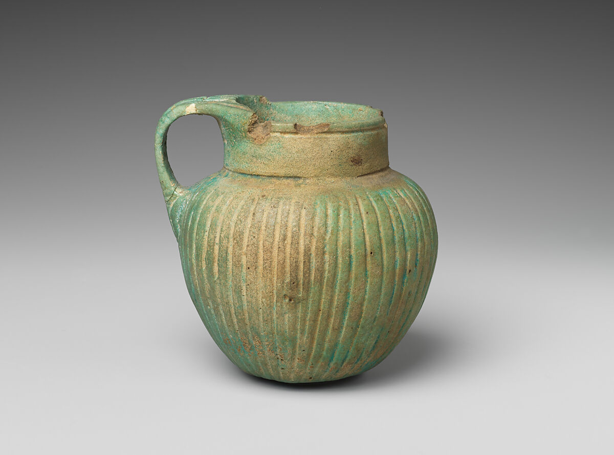 Jug, Faience