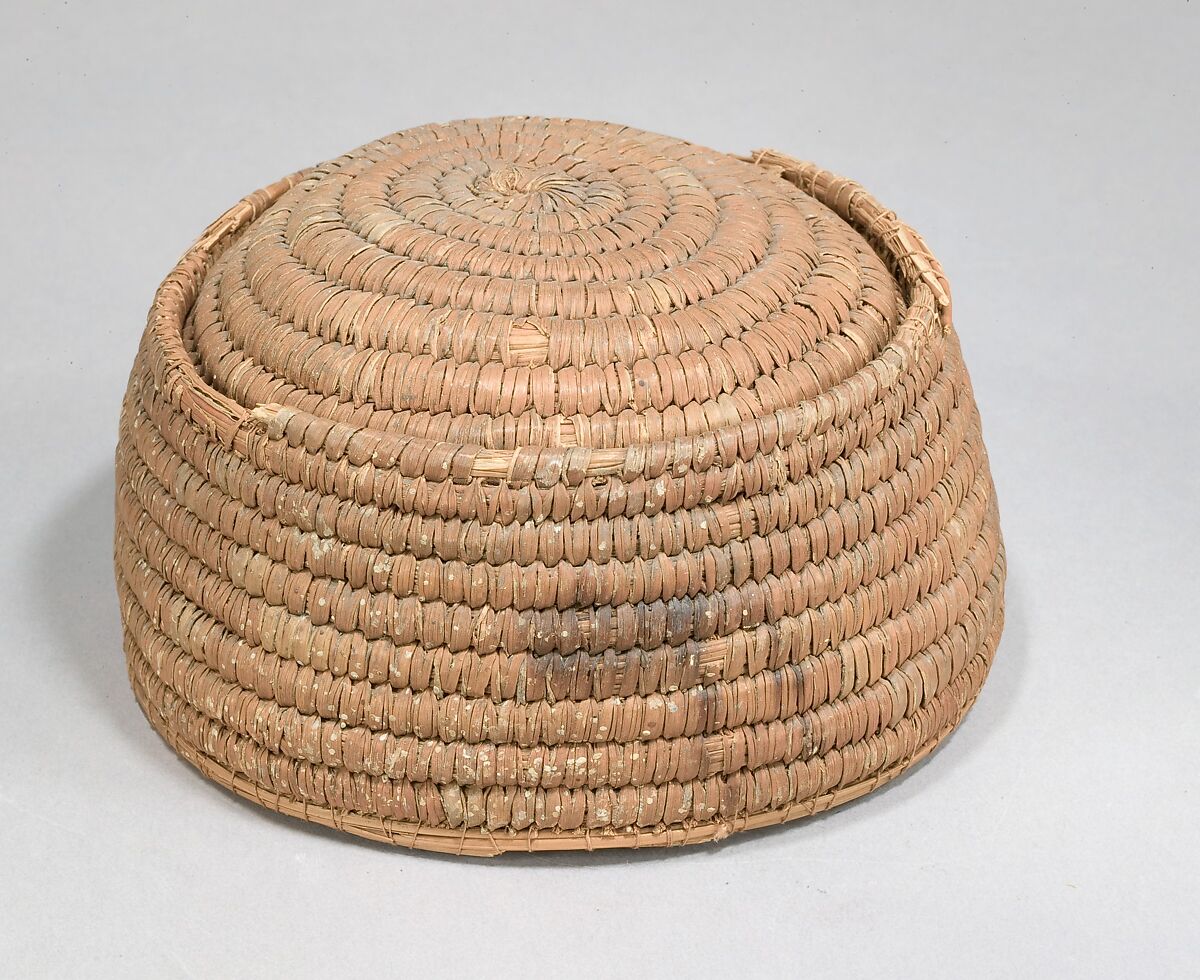 Basket, Halfa grass and rush basketry 