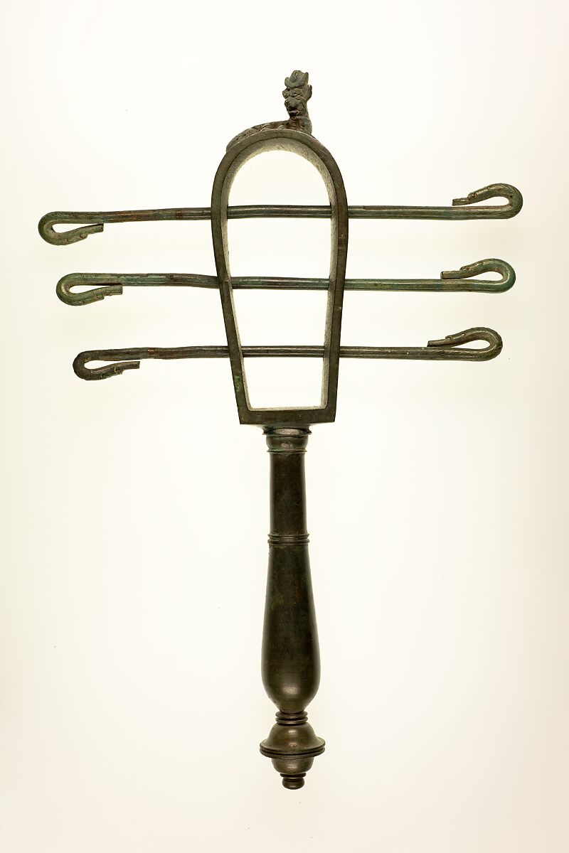 Sistrum, Bronze or copper alloy