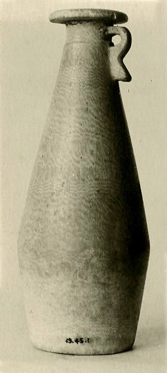 Jug, Travertine (Egyptian alabaster) 