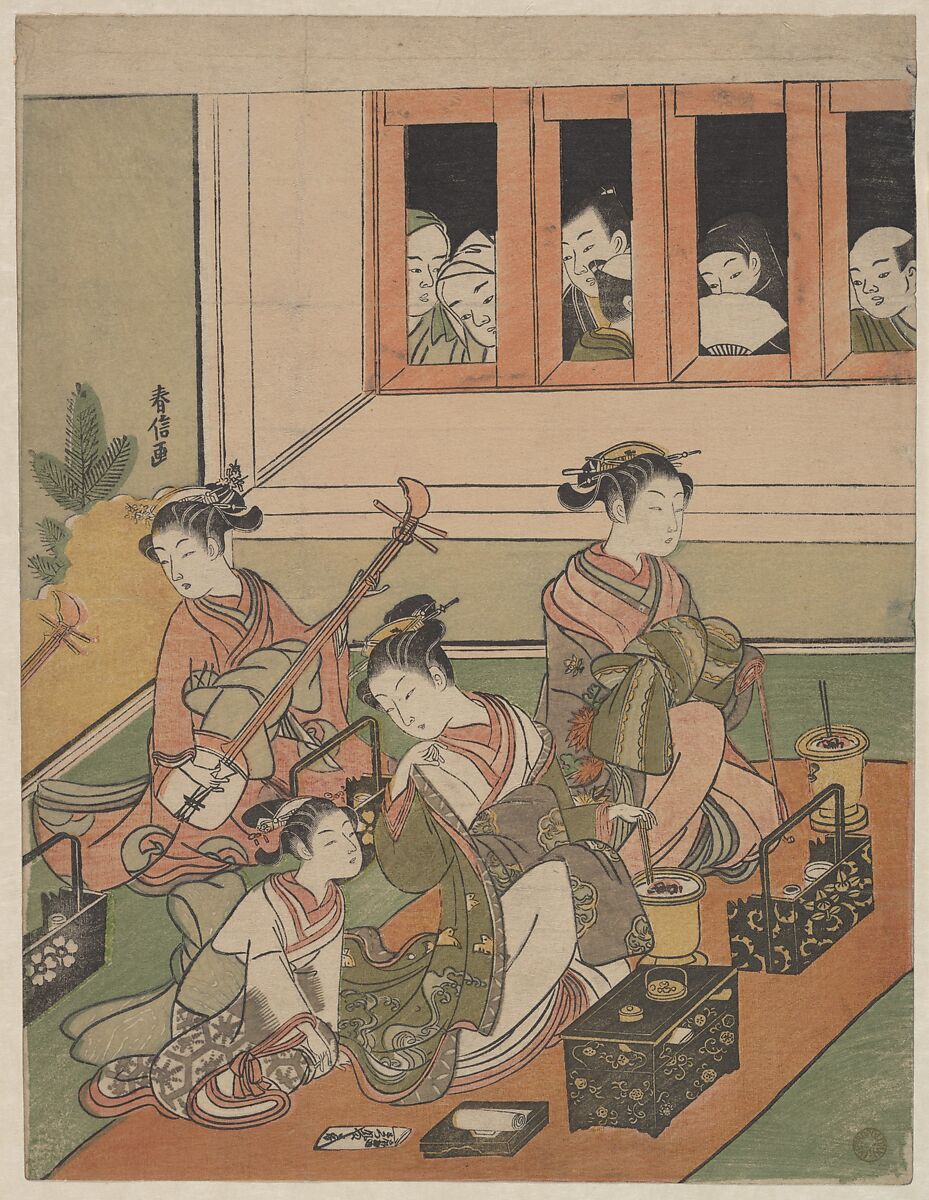 Suzuki Harunobu | The Watchers and the Watched | Japan | Edo 