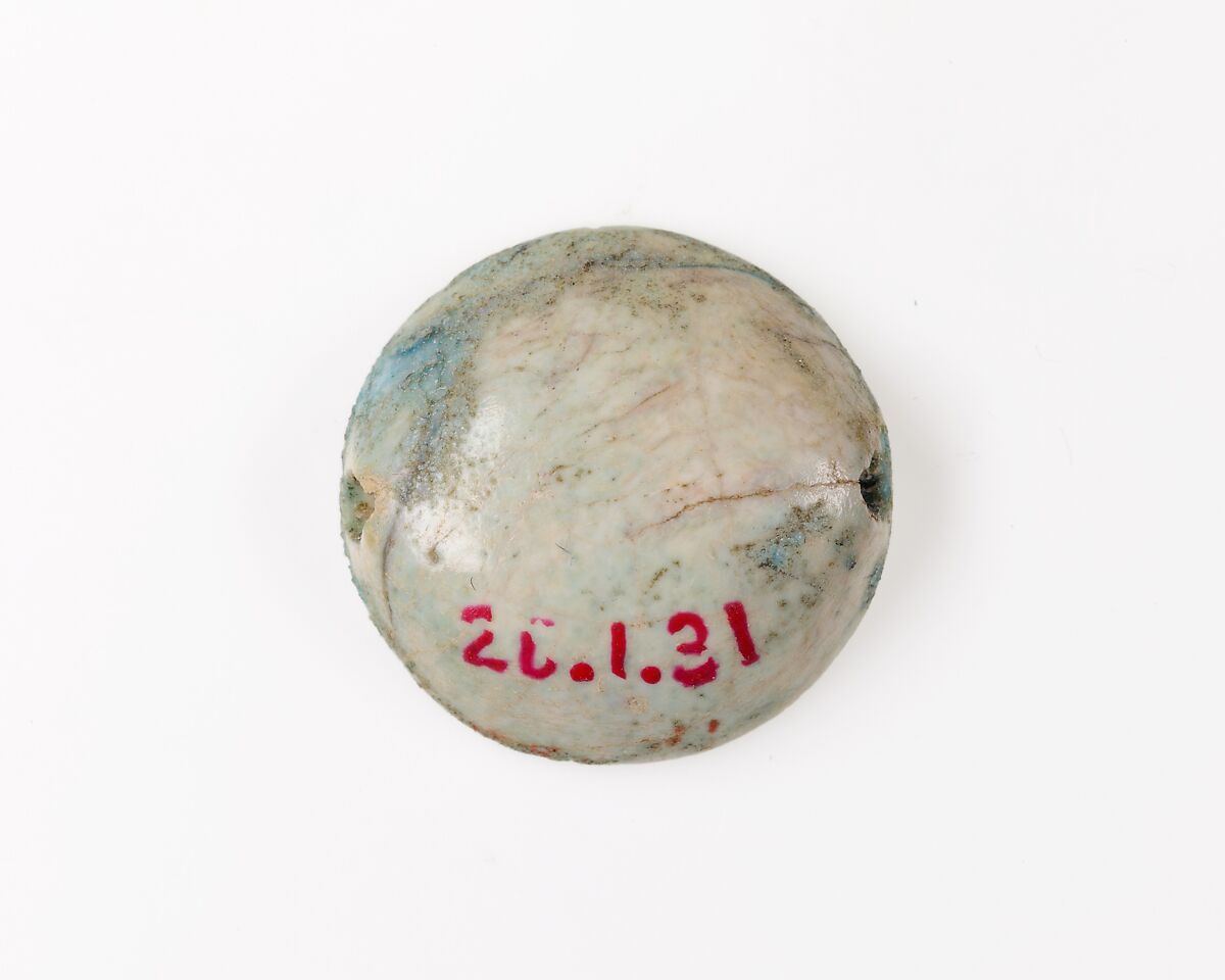 Scarab, Blue glazed steatite