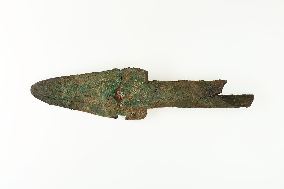 Spearhead, Bronze or copper alloy 