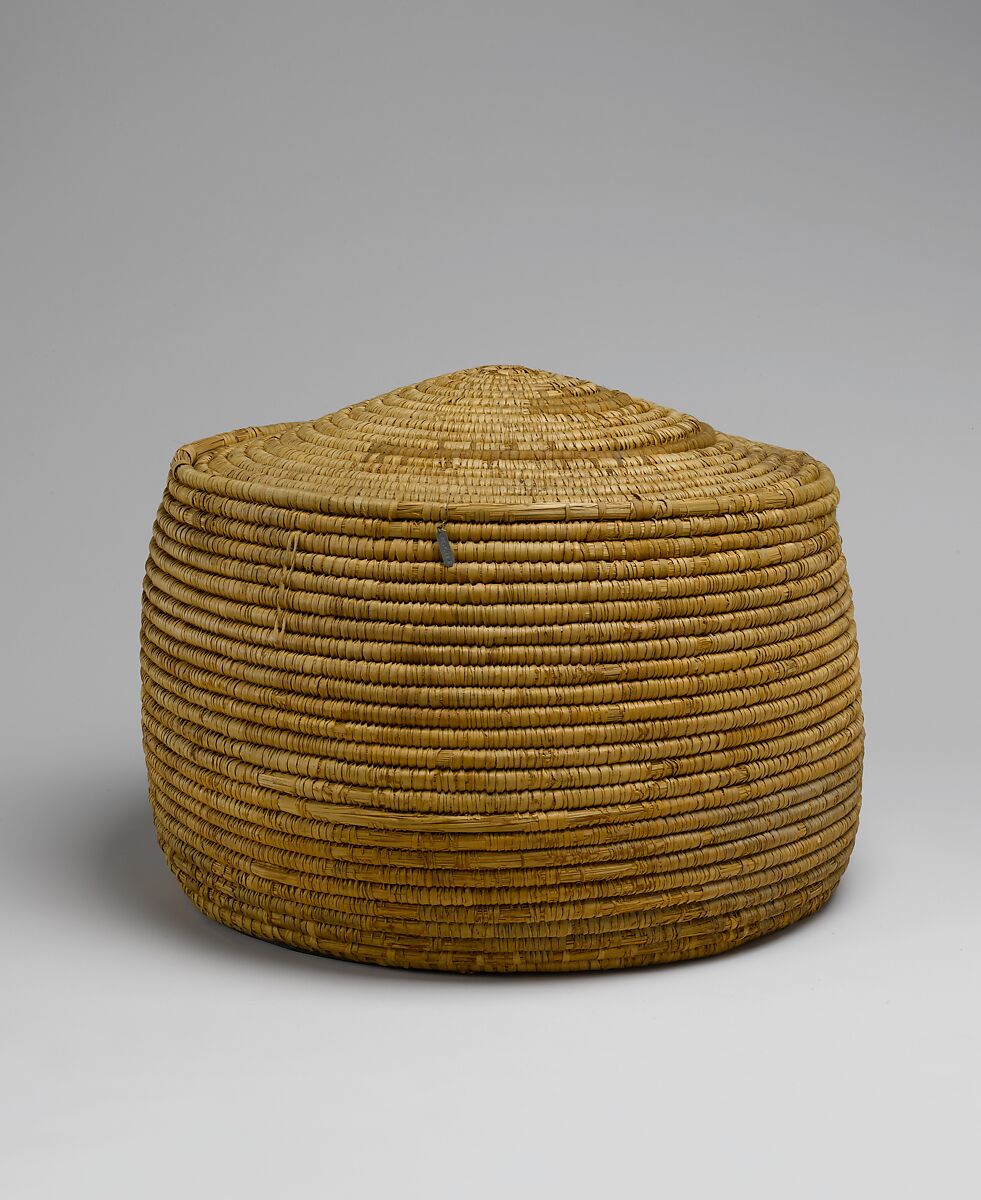 Large clothes basket D, Palm leaf 