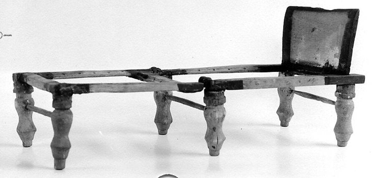Model of a Folding Bed, Wood, modern cord