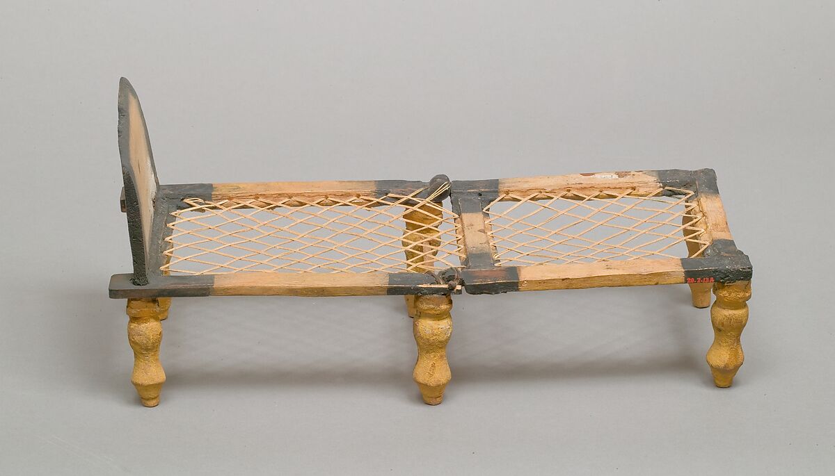 Model of a Folding Bed, Wood, modern cord