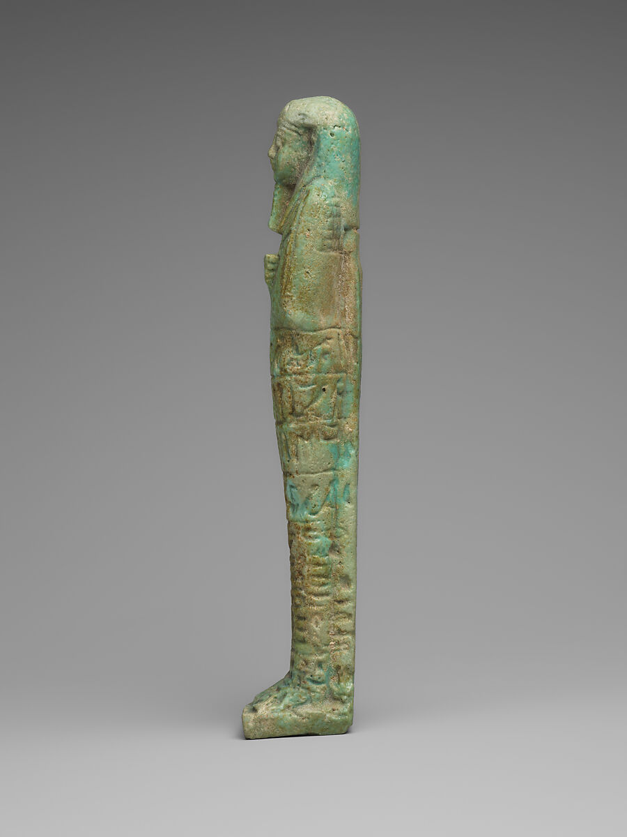 Shabti, Faience