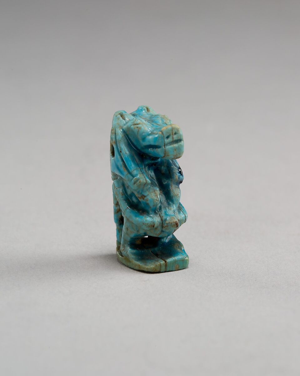 Taweret amulet, Faience 