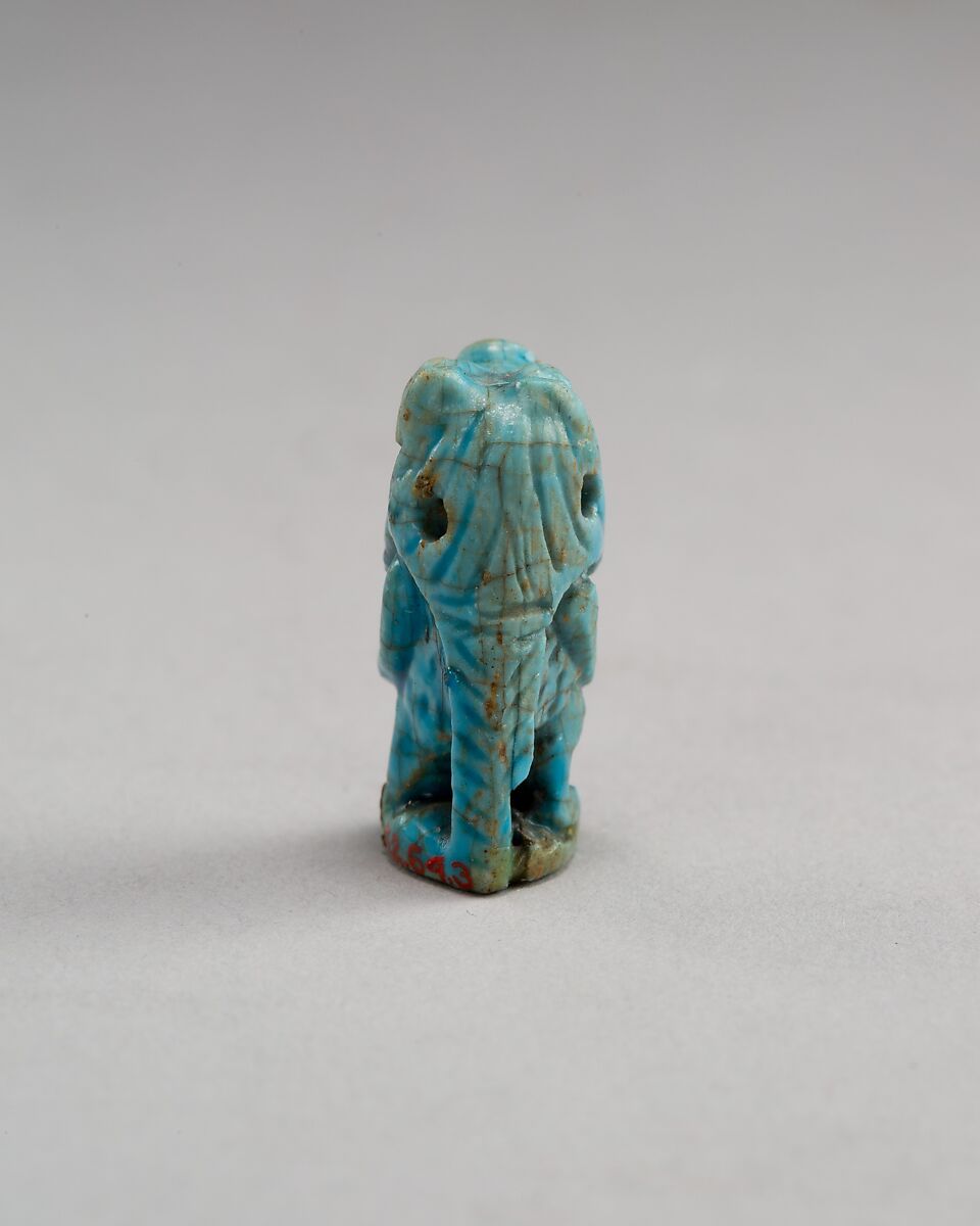 Taweret amulet, Faience