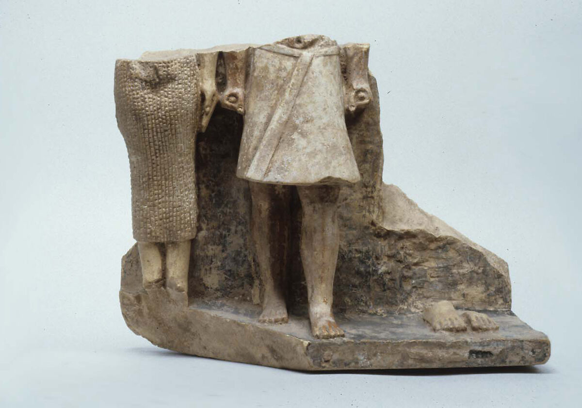 Group statue, Limestone