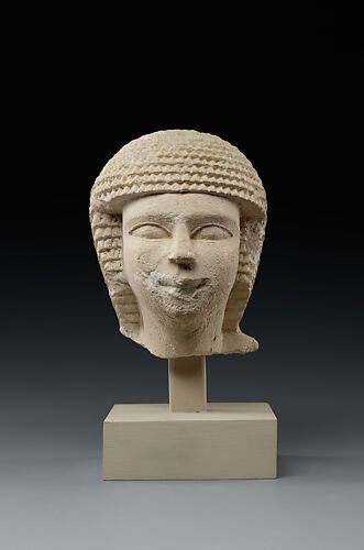 Head of male statue