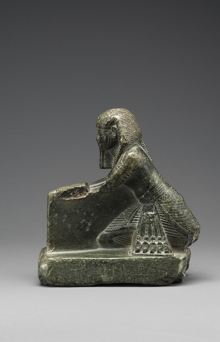 Statuette of Amenhotep III, Chlorite schist