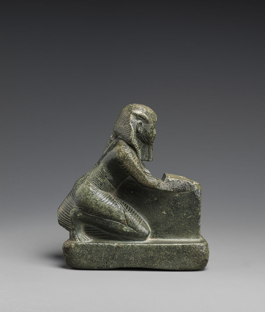 Statuette of Amenhotep III, Chlorite schist
