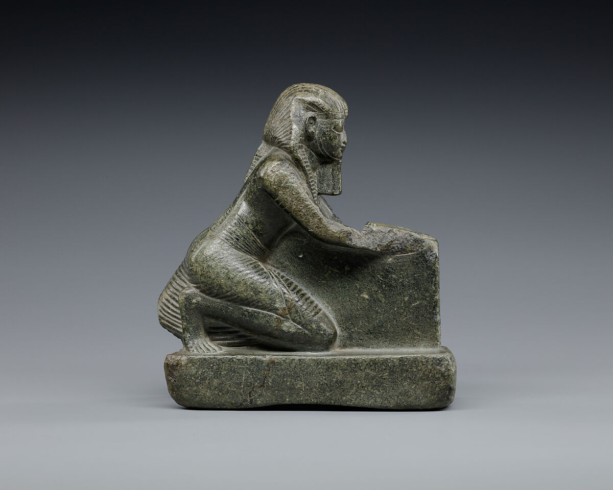 Statuette of Amenhotep III, Chlorite schist