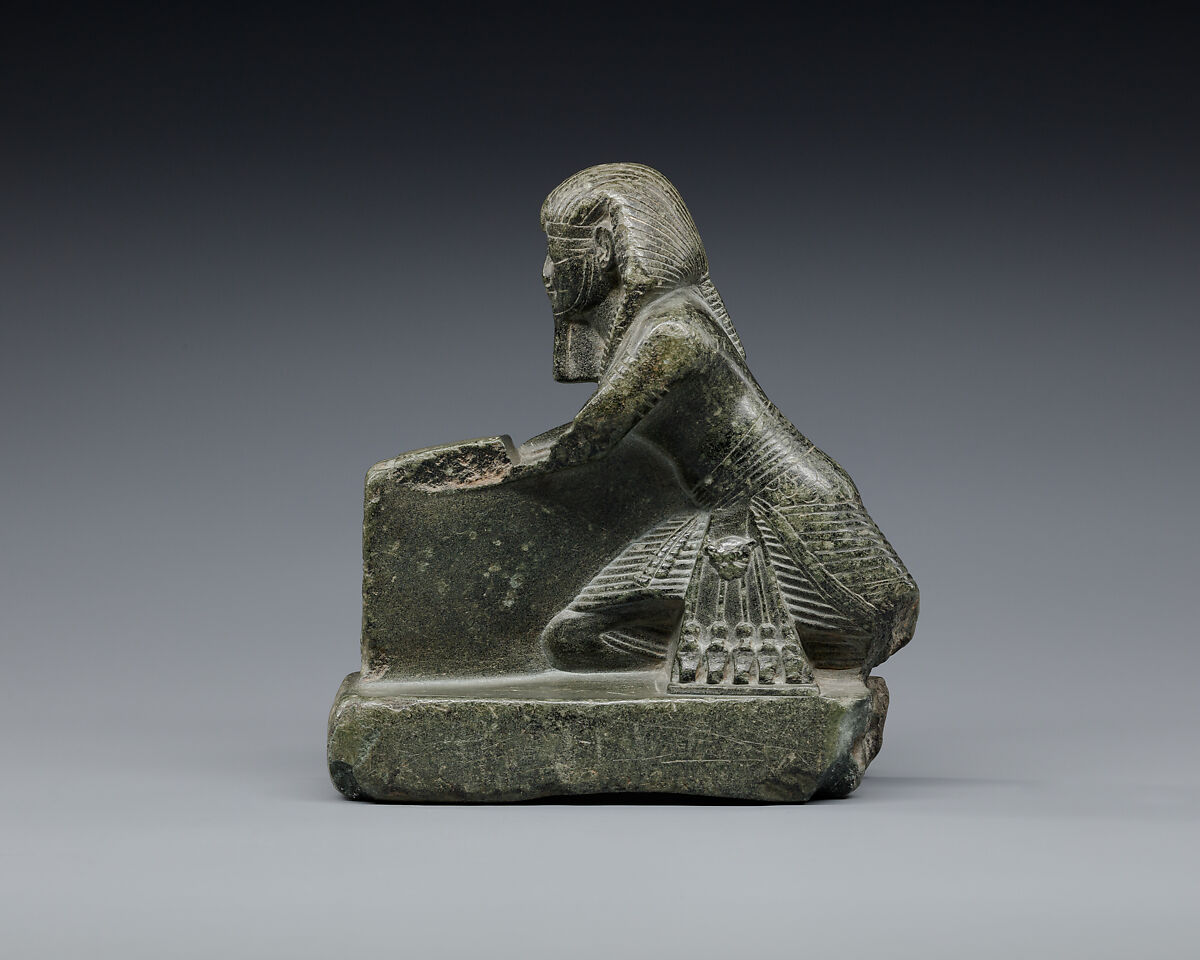 Statuette of Amenhotep III, Chlorite schist