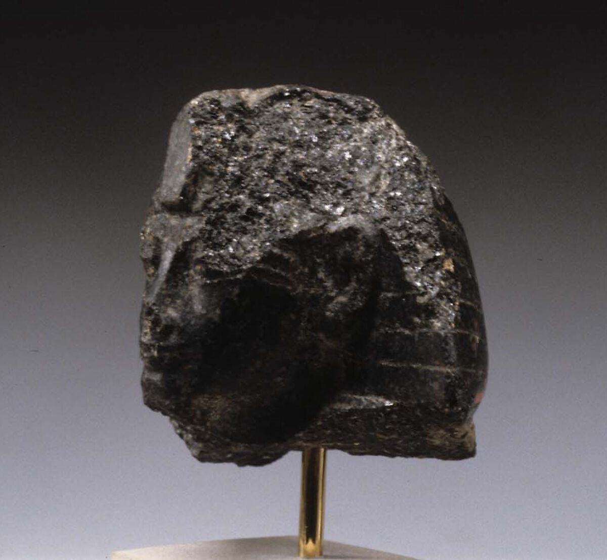 Head from a Statuette of Amenhotep III, Diorite