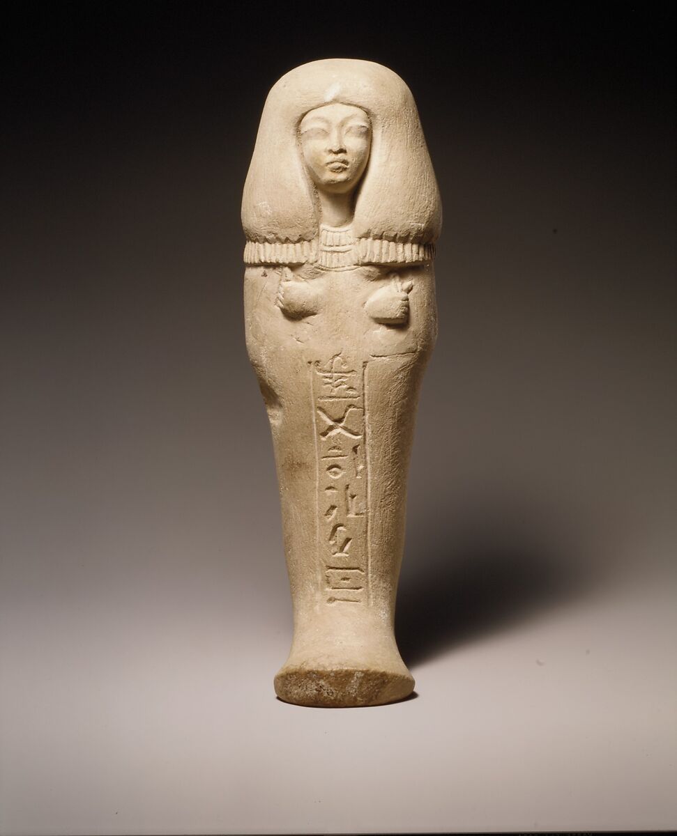 Funerary Figure of Isis, Singer of the Aten, Limestone