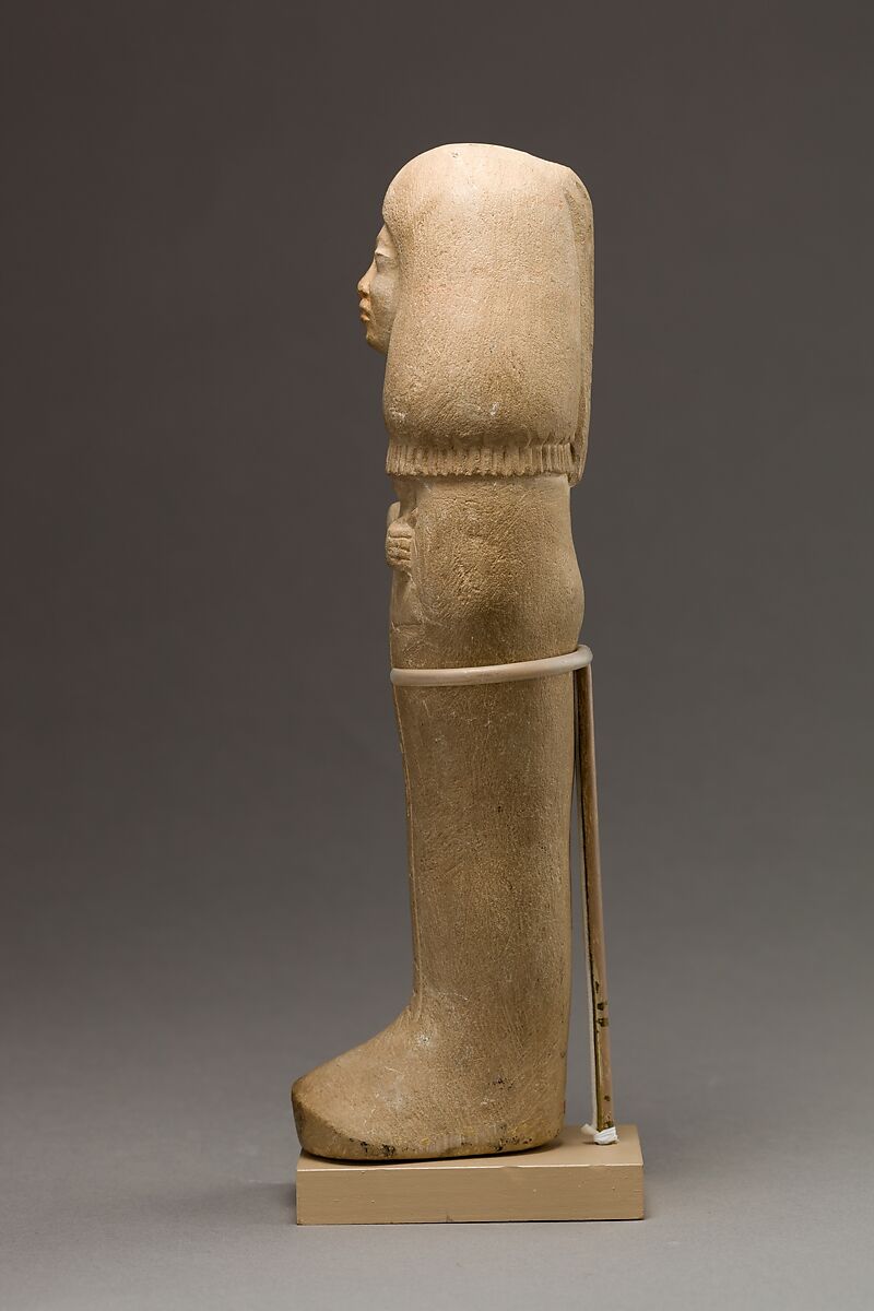 Funerary Figure of Isis, Singer of the Aten, Limestone