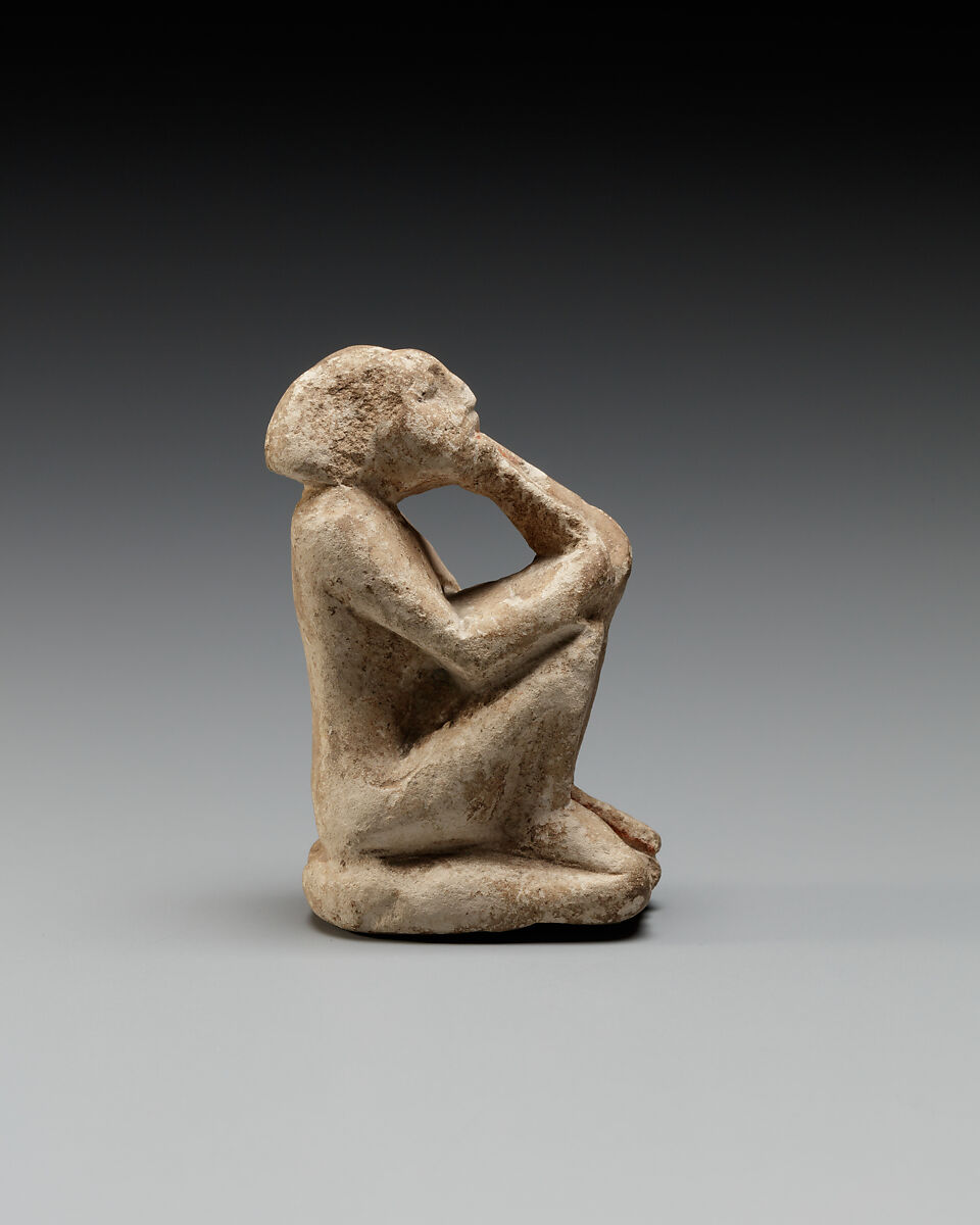 Flute player, Limestone