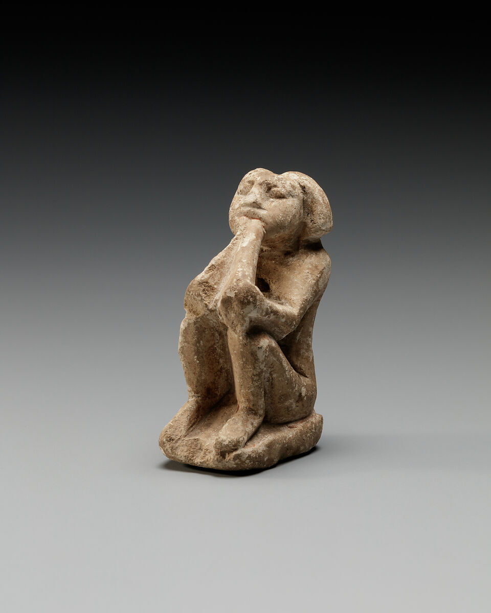 Flute player, Limestone