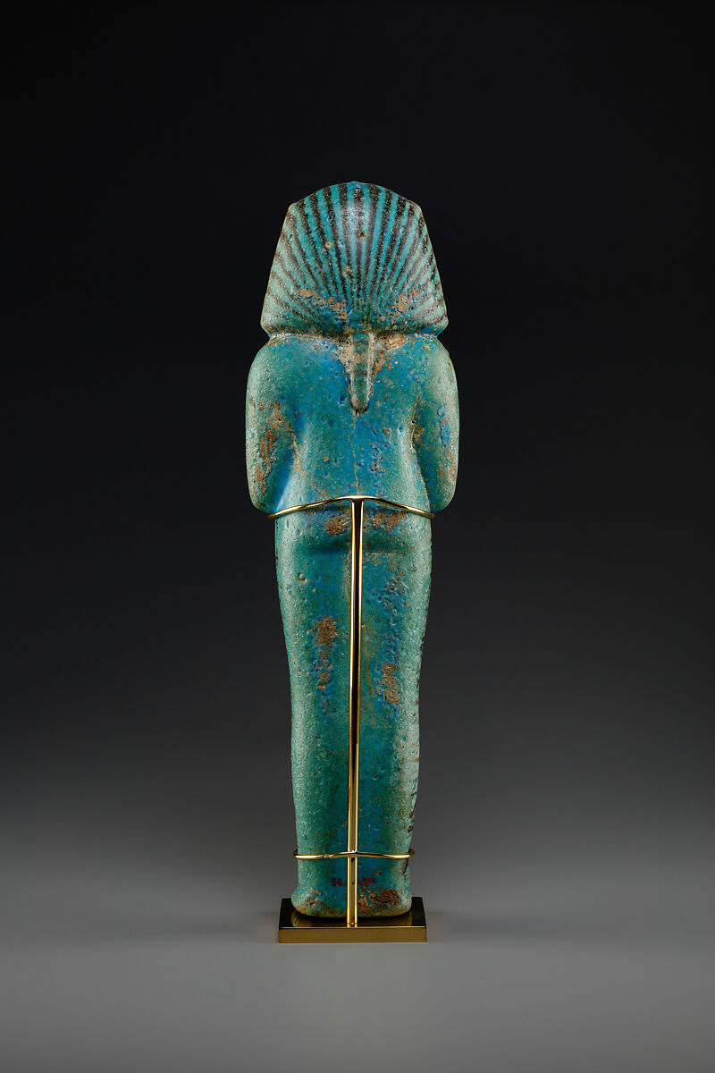 Shabti of Ramesses VI, Faience