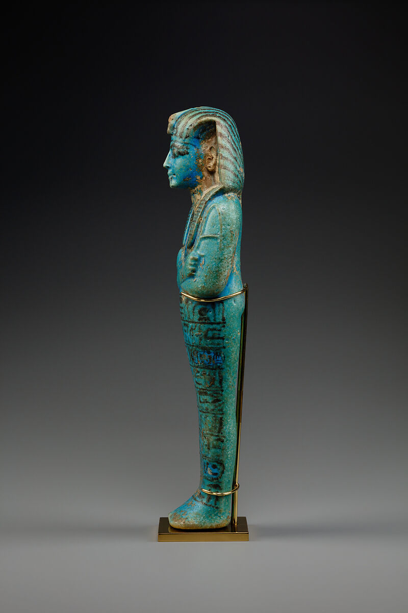 Shabti of Ramesses VI, Faience
