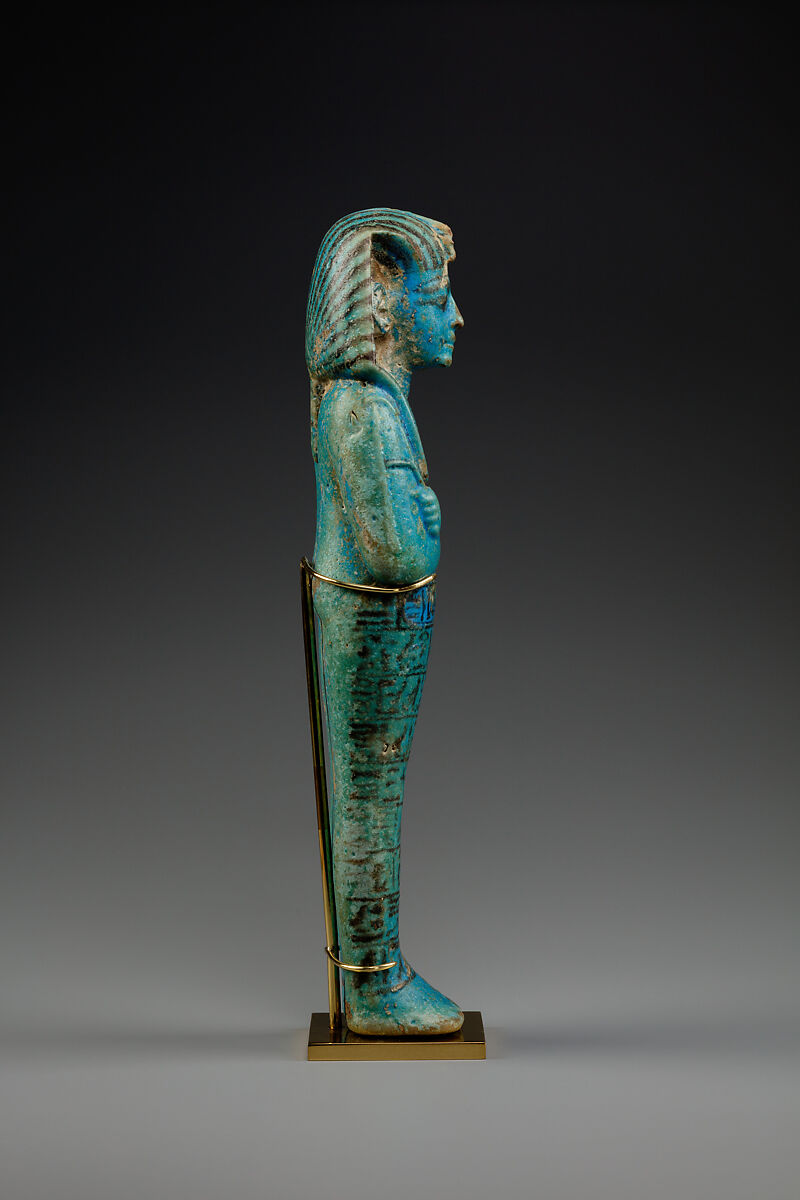 Shabti of Ramesses VI, Faience