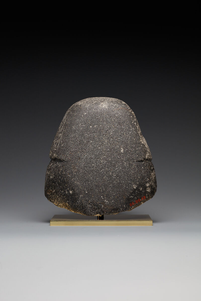 Head and shoulders of a male statue, Granodiorite