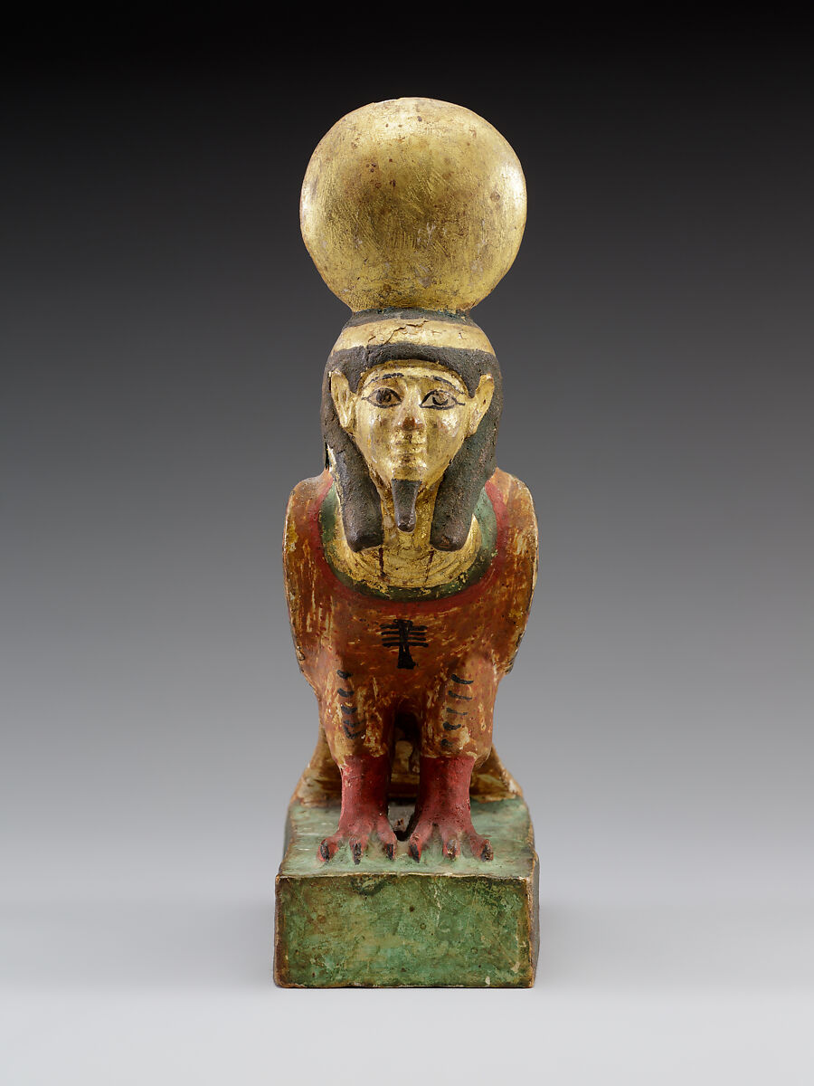 Ba-bird, Wood, paint, gold leaf