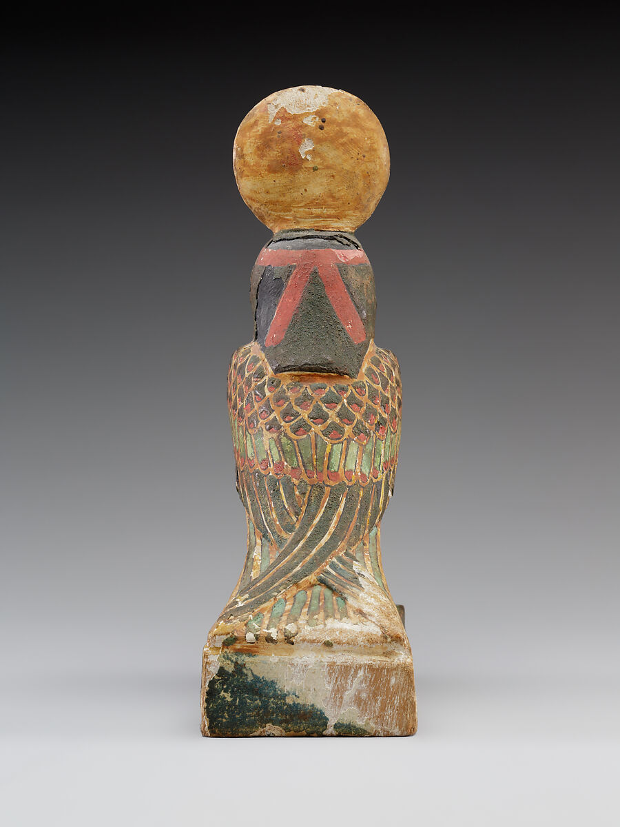 Ba-bird, Wood, paint, gold leaf