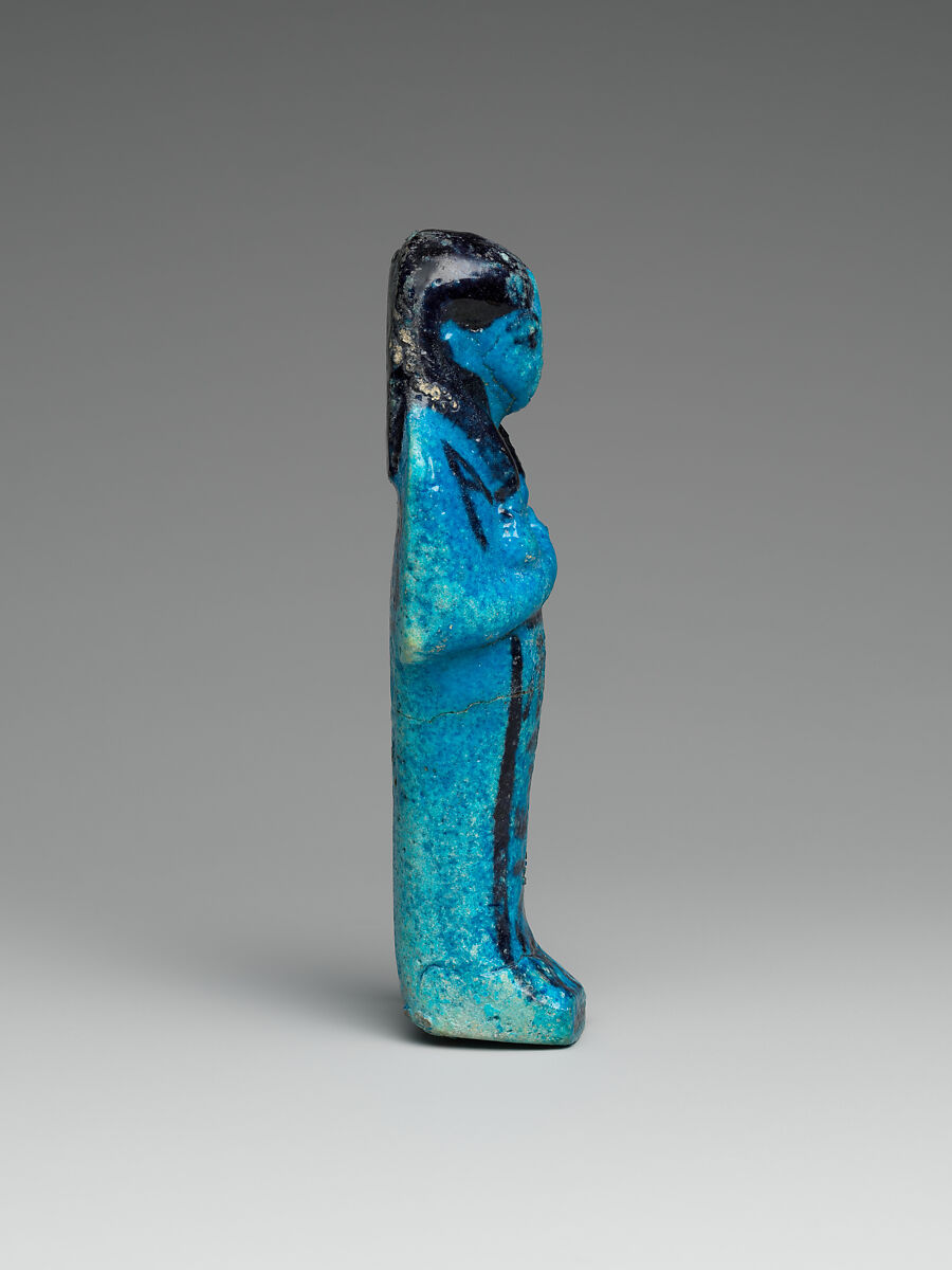 Shabti of the God's Wife Maatkare, daughter of Painedjem I, Faience