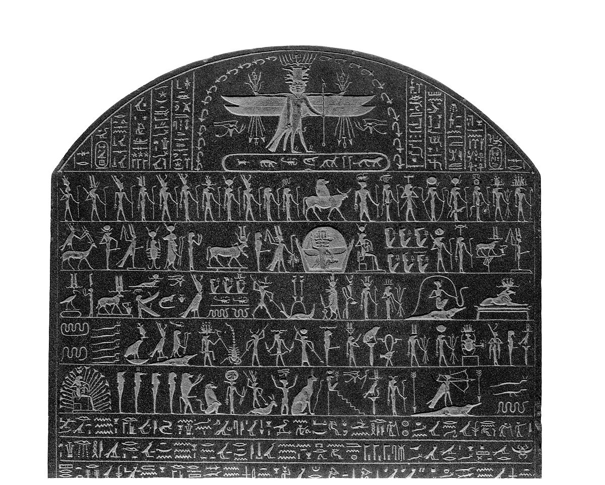 Magical Stela with Horus the Child, Metagraywacke