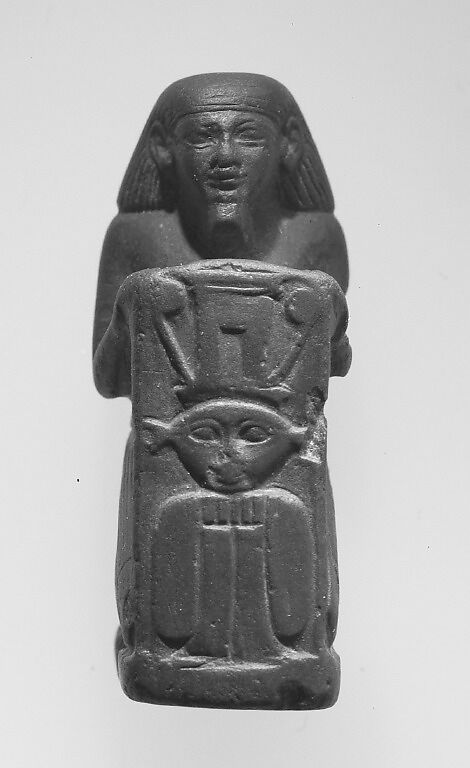 Miniature Sistrophorous Statue, Greywacke 