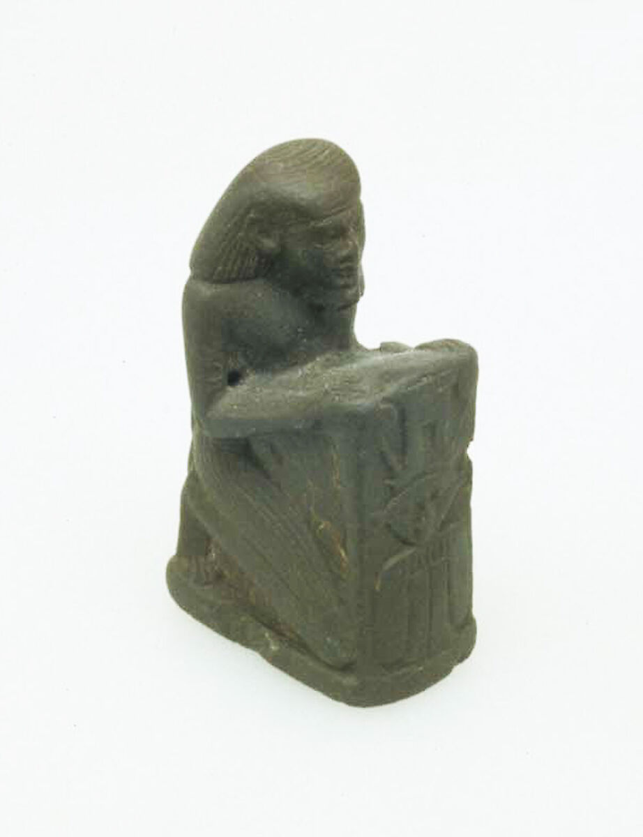 Miniature Sistrophorous Statue, Greywacke