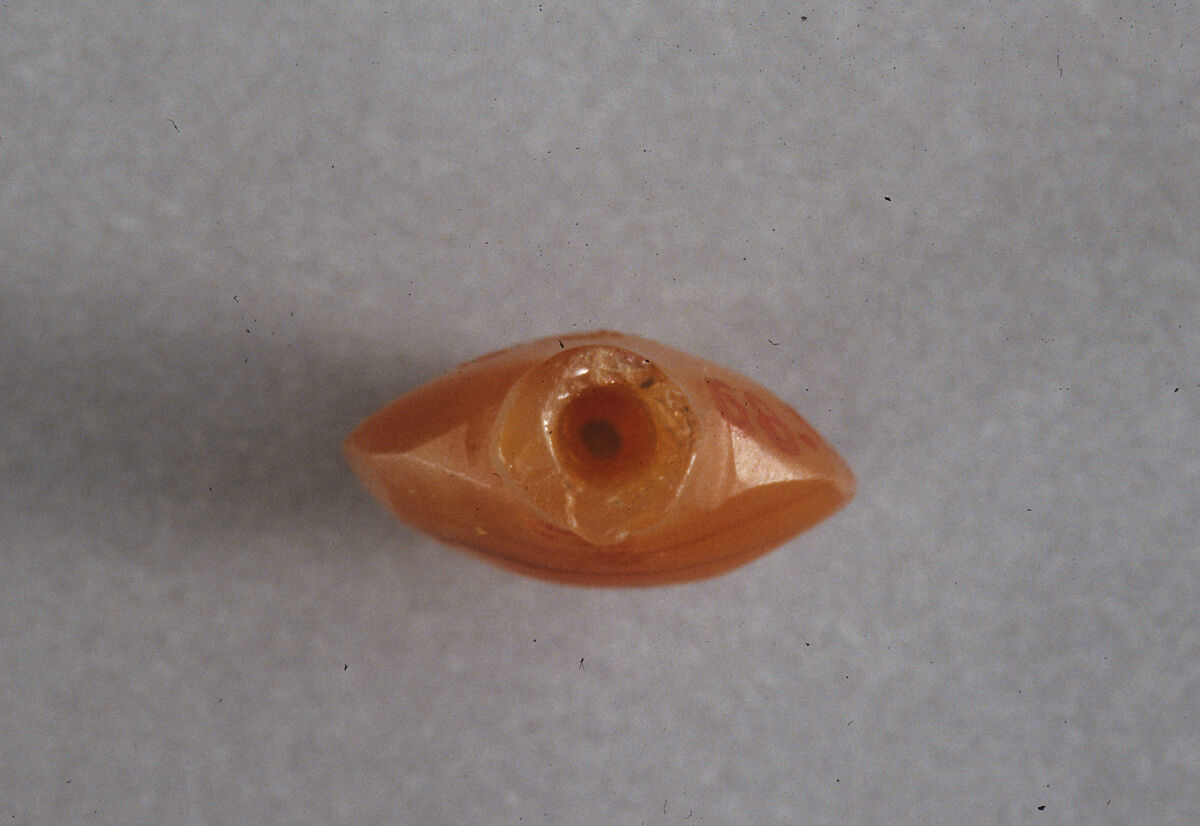 Bead in the Shape of an Acacia Seed, Carnelian