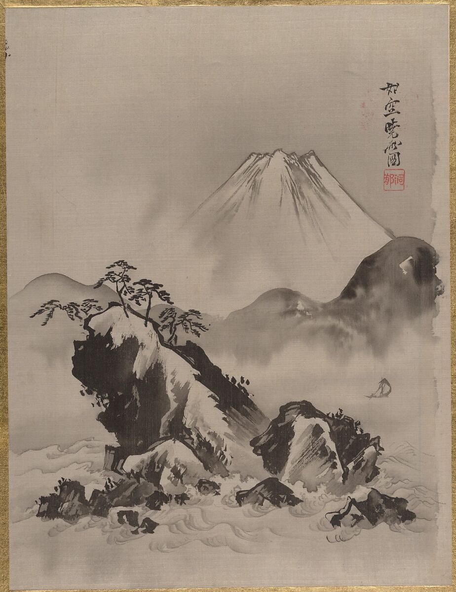 Kawanabe Kyōsai Mount Fuji Japan Meiji Period 1868 1912 The Metropolitan Museum Of Art