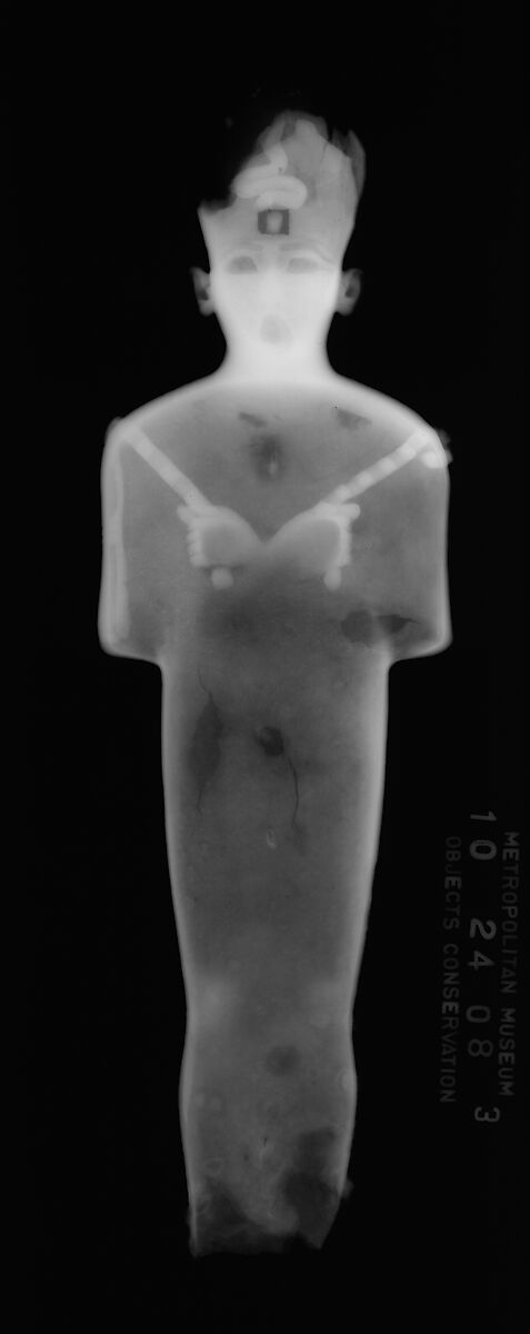 Osiris, Copper alloy, stone