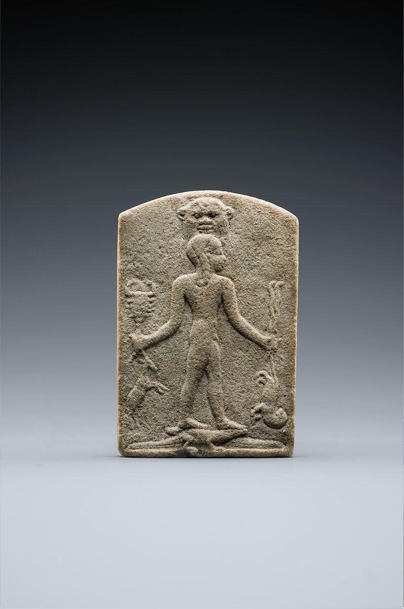 Cippus of Horus (magical stela), Marble 