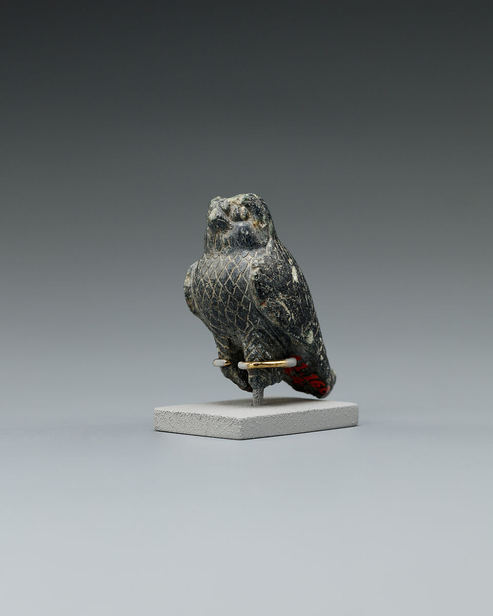 Horus Falcon Amulet, Steatite