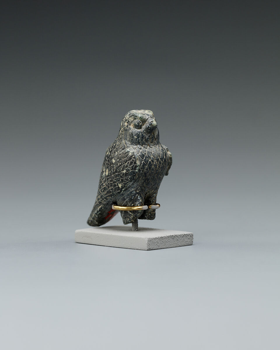 Horus Falcon Amulet, Steatite