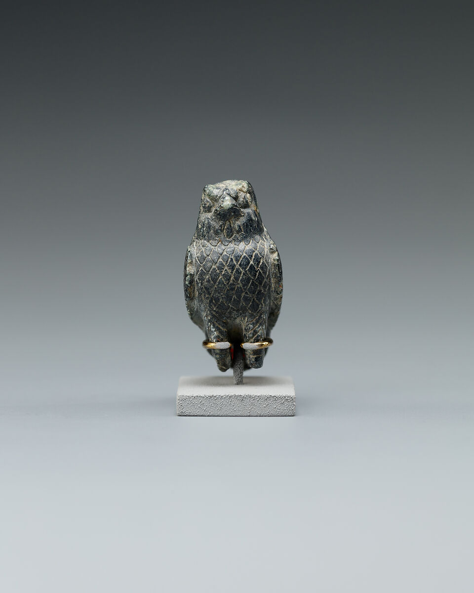 Horus Falcon Amulet, Steatite 