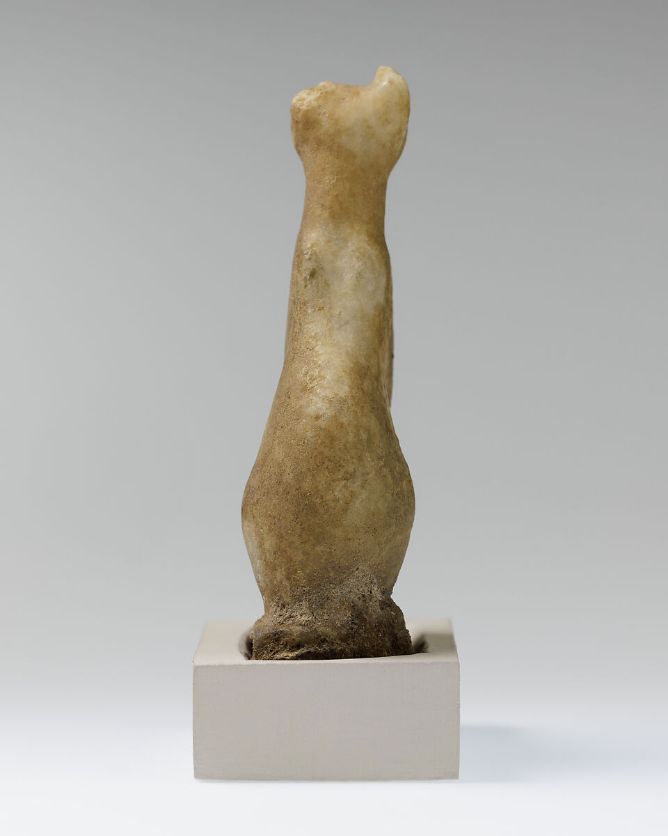 Statuette of cat, Marble