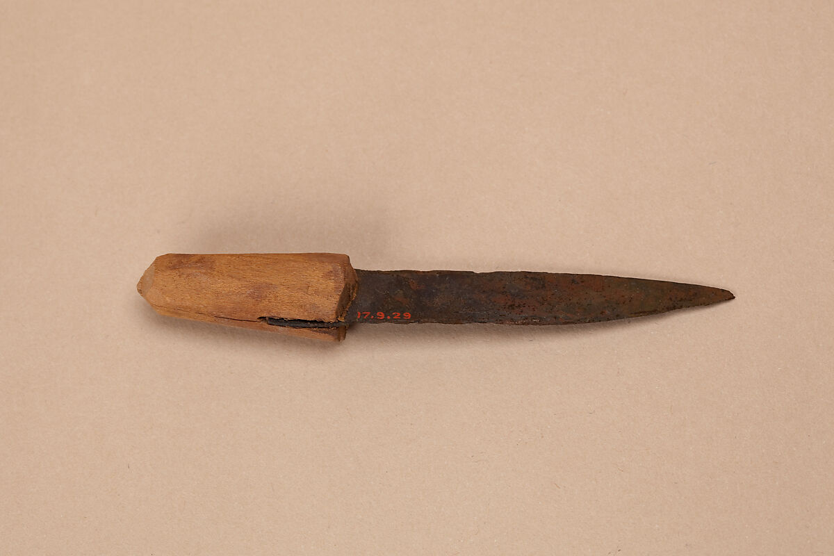 Model chisel, Copper, wood 