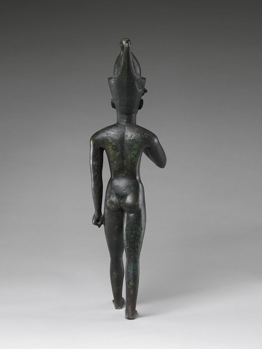 Statuette of Horus the Child, Cupreous metal