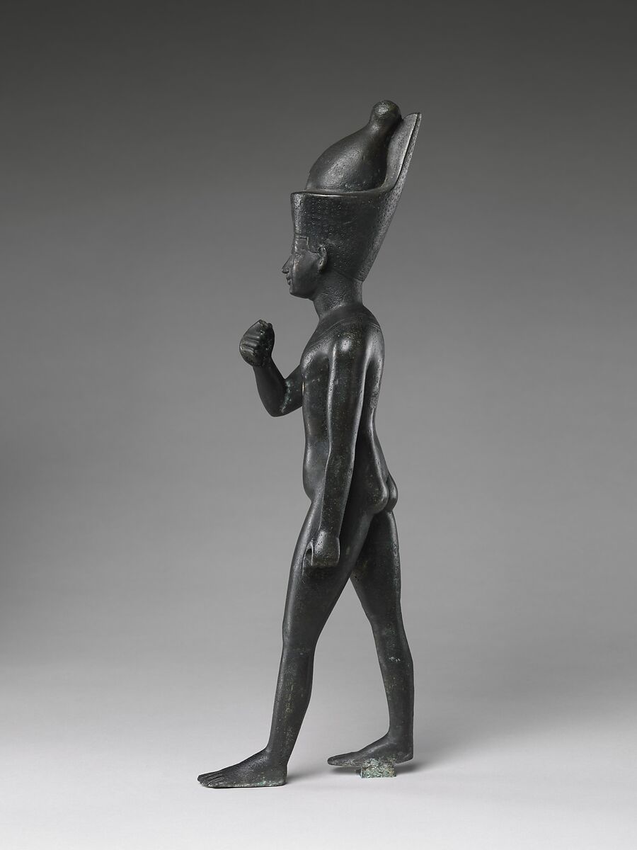 Statuette of Horus the Child, Cupreous metal