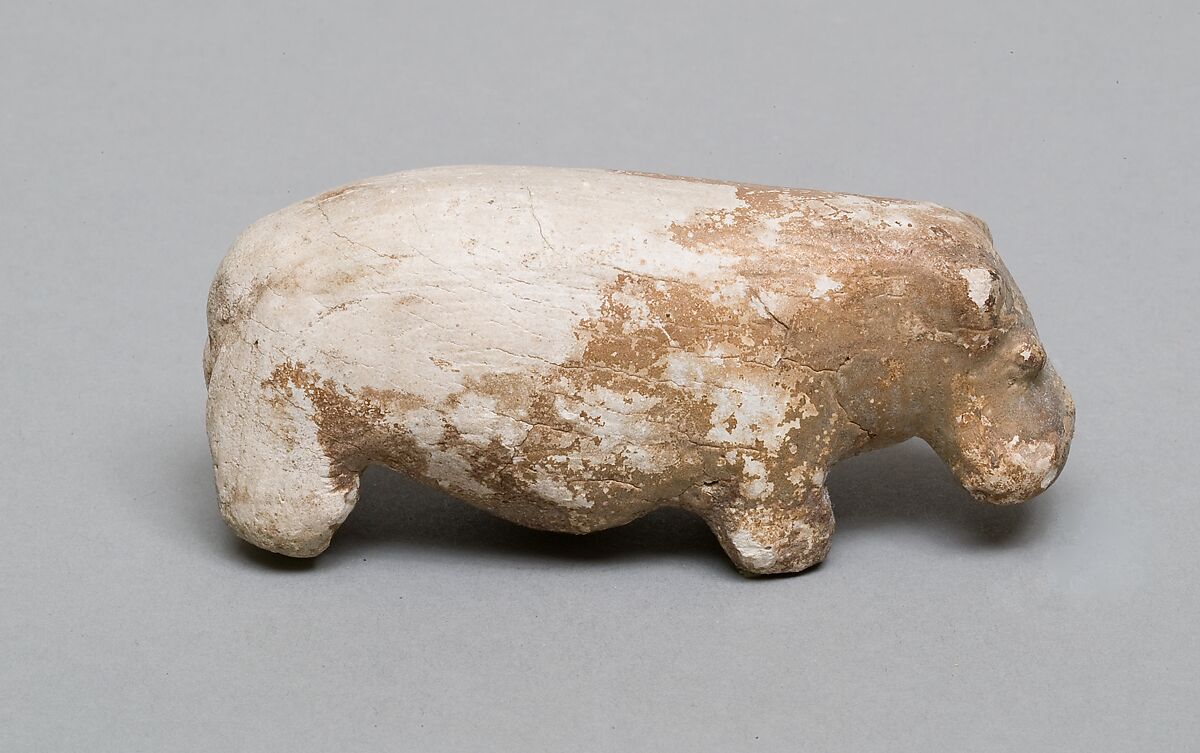 Hippopotamus, Faience 