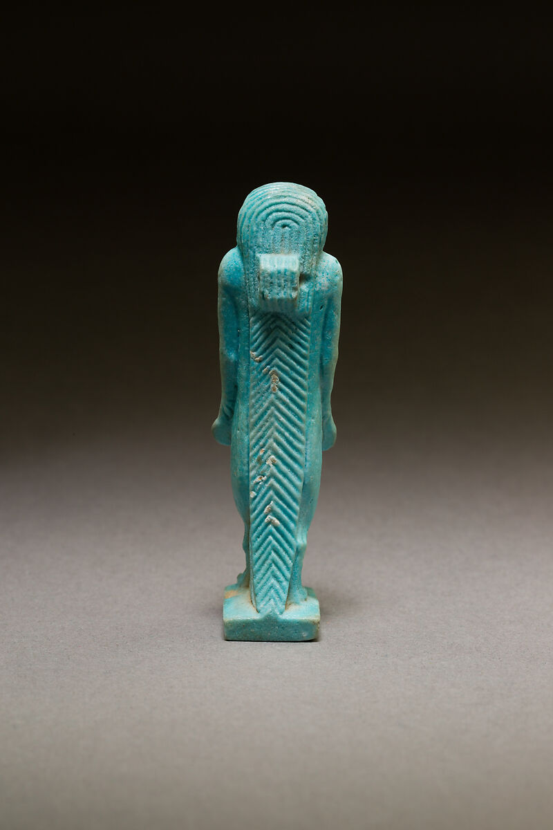 Taweret amulet, Faience